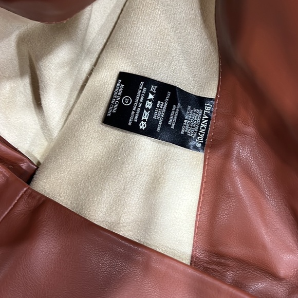 BLANKNYC brown vegan leather flared pants - Picture 8 of 11